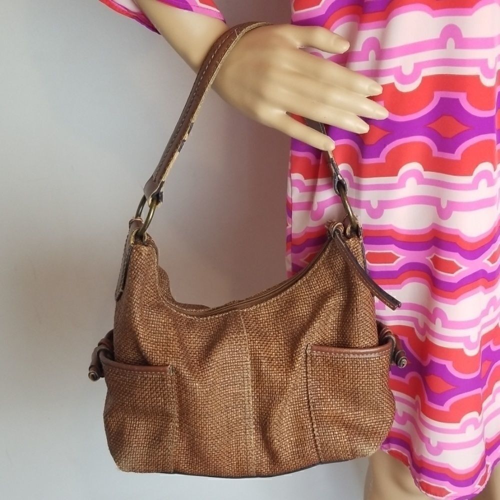Fossil brown shoulder bag  